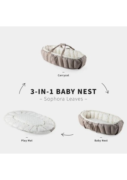 3'ü 1 Arada Portbebe , Uyku Tulumu ve Oyun Halısı (Sophora Leaves) fiyatları