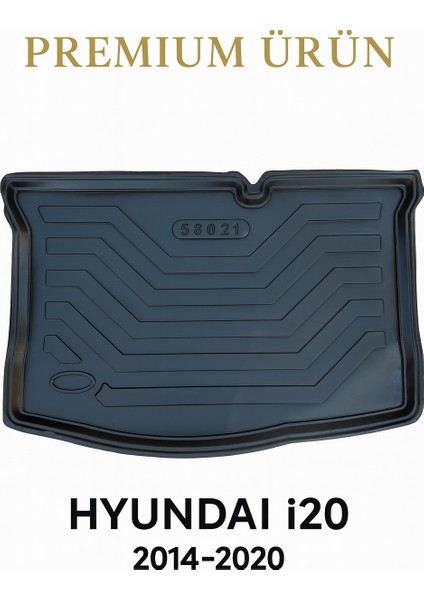 Hyundai I20 2014-2020 Uyumlu 3D Bagaj Havuzu Premium
