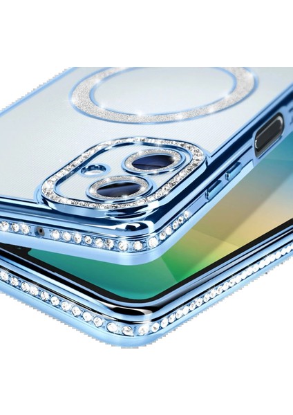 Samsung Galaxy A06 Joke Simli Magneticsafe Kılıf - MAVI-(5796) - TG0012-2RQ6I7 modelleri