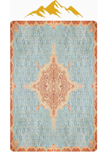 Vintage Desen Dijital Baskı Kaymaz Taban Halı H1078 modelleri