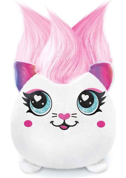 Airbrush Plush Hair'iffic Squishy Saç Tasarımı Oyun Seti - Pembe Saçlı Precious modelleri