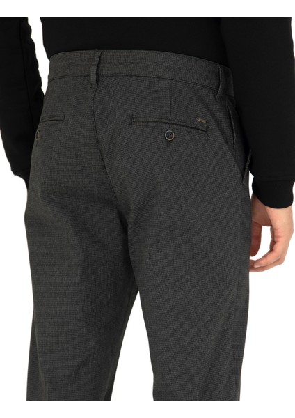 Erkek Haki Slim Fit Kanvas Pantolon 50278440-VR027