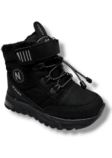 015-26 Deri Kürklü Kamuflaj Paraşüt Kumaş Çocuk Bot 26-30