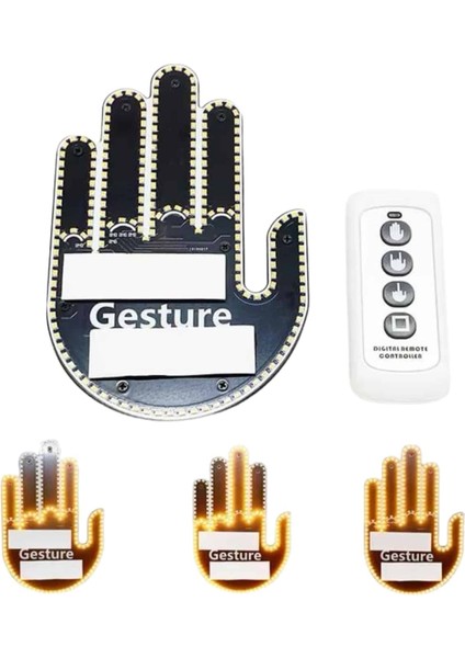 Uzaktan Kumandalı Araba Parmak Hareketi Işığı Parmak Işığı LED Araba Arka P - TG0012-2REHW fiyatları