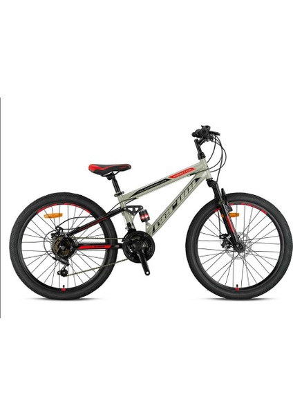 Hunter - 27.5" - Mtb - 17' - 21 Vites - M.disc - Bej-Siyah/kırmızı