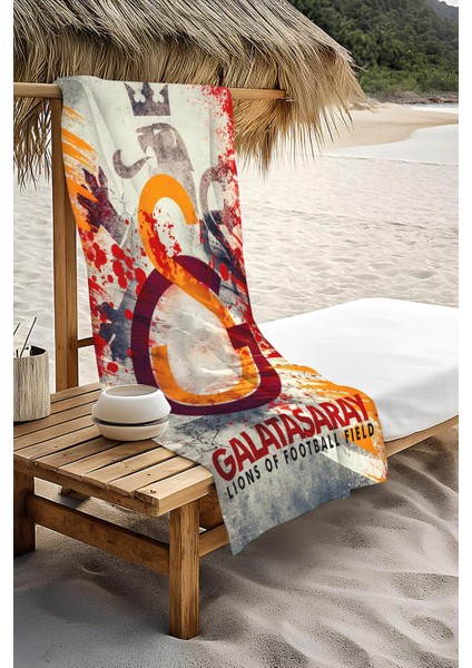 Dijital Baskı Plaj Deniz Havlusu Genç Sportif Desen Peştamal HVL0235 modelleri