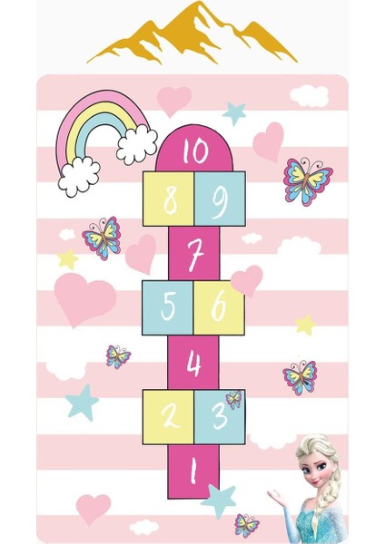 Parlak Kadife Kumaş Dijital Baskı Dot Kaymaz Tabanlı Çocuk ve Genç Odası Halısı H0971 modelleri