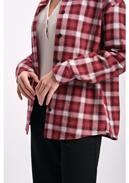 Oversize Geniş Kalıp Kareli Gömlek fırsatları