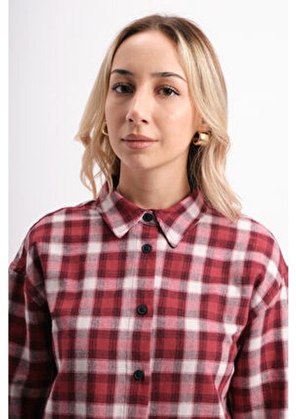 Oversize Geniş Kalıp Kareli Gömlek indirimleri