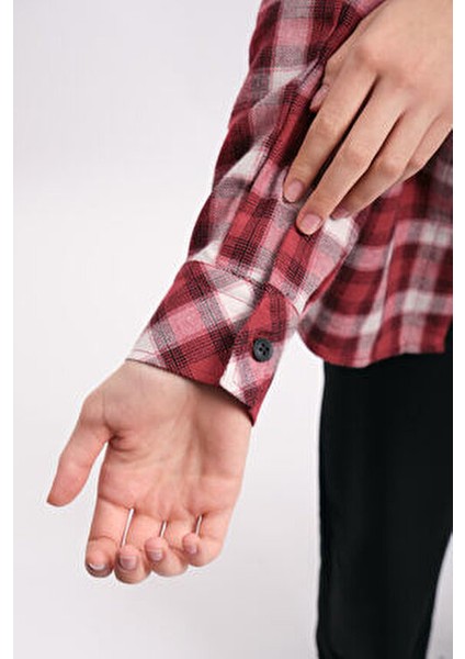 Oversize Geniş Kalıp Kareli Gömlek