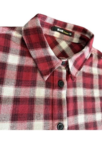 Oversize Geniş Kalıp Kareli Gömlek