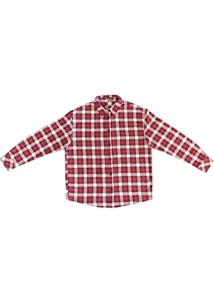 Oversize Geniş Kalıp Kareli Gömlek