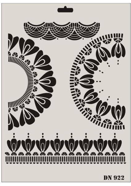Rich Dantel Seri DN-922 Stencil 35X25 cm