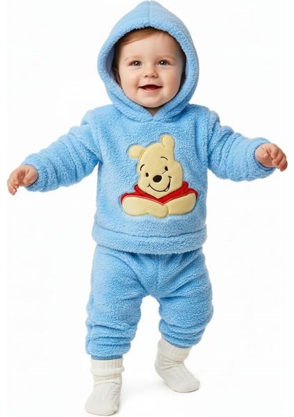 Polar Kapüşonlu Bebek Takım