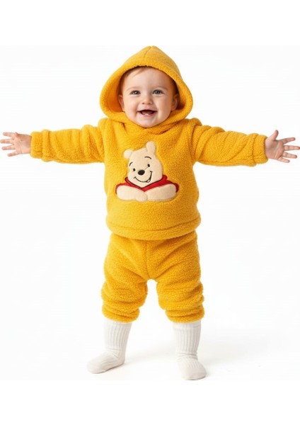 Polar Kapüşonlu Bebek Takım