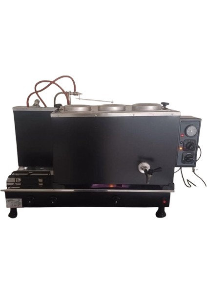 3 Demlikli Statik Tam Otomatik Çay Kazanı (Gaz+Elk) Semaver Çaymakinesi CE BELGELİ fiyatları