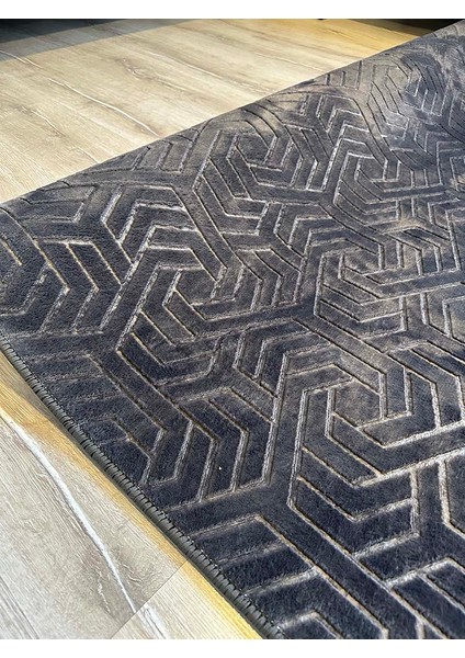 Rölyef Halı Yolluk Antrasit | Kaymaz Taban | Makinada Yıkanabilir | Salon, Mutfak & Koridor fiyatları