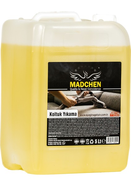 Koltuk Yıkama Deterjanı5 Ltkonsantre Köpüksüz
