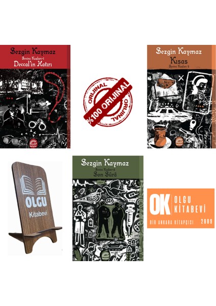 Sezgin Kaymaz - Sevinç Kuşları Serisi ( Deccal'in Hatırı - Kısas - Son Şura ) Telefon Tutuc Hediye