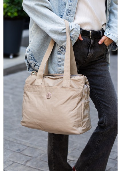 Kadın Büyük Boy 4 Bölmeli Suya Dayanıklı Paraşüt Kumaş Çapraz ve Omuz Askılı Çanta 7004 indirimleri