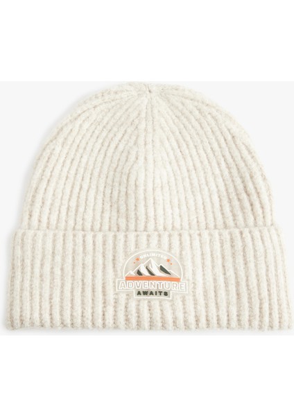 Baskı Detaylı Katlı Bere