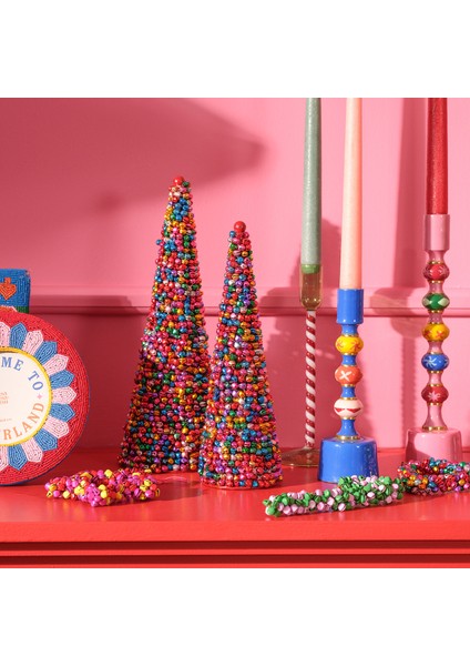 Bombay Demir - Alumınyum Dekoratif Obje 32X10 cm Renkli