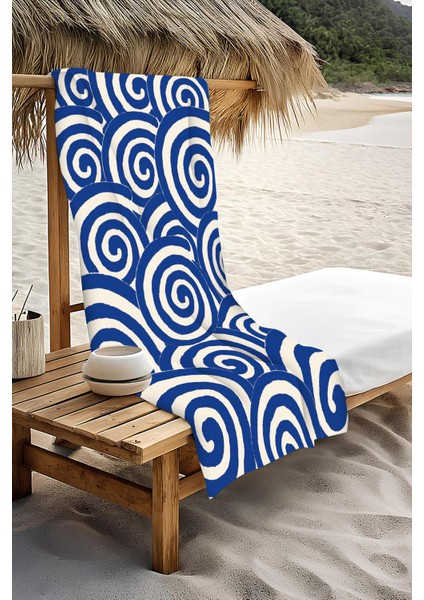 Dijital Baskı Plaj Deniz Havlusu Modern Desenli Peştamal HVL0216 modelleri