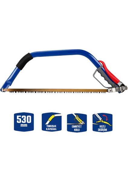 WP215019 530MM 4 Tpı Profesyonel Kolastar Testere