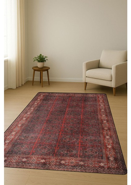 Parlak Kadife Kumaş Vıntage Dijital Baskı Dot Kaymaz Tabanlı Halı H0831 fiyatları