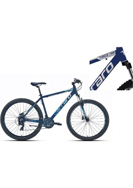 Force 920 Erkek Dağ Bisikleti 520H Hd 29 Jant 21 Vites Metalik Mavi Gümüş