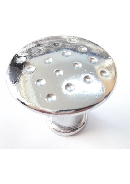 Noktalı Krom Cekmece Düğmesi