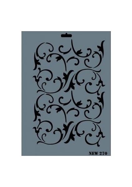Rich New Seri N-270 Stencil 35X25 cm