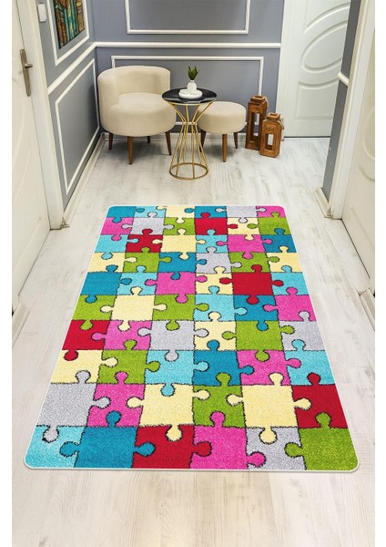 Parlak Kadife Kumaş Dijital Baskı Dot Kaymaz Tabanlı Çocuk ve Genç Odası Halısı H1136 fiyatları