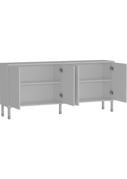 8228-128CT KX180 Konsol,tv Ünitesi Beyaz-Gümüş fiyatları