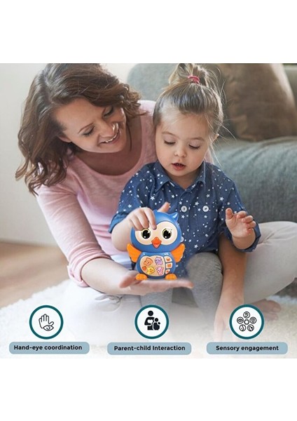 Oyuncak Işıklı ve Müzikli Eğitici Baykuş Bebek Piyanosu (Ses Kademeli) Eğitici Bebek Oyuncakları fırsatları
