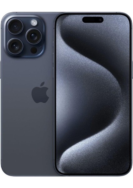 IPHONE 15 Pro Max Blue Tıtanıum 512GB Yenılenmıs B Kalıte (12 Ay Garantılı)