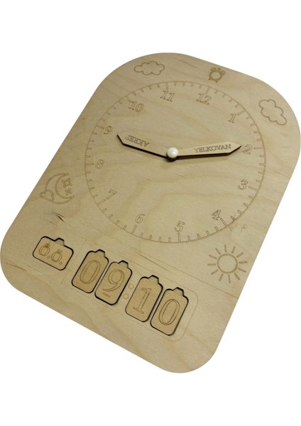Zaman Kaşifi, Analog/dijital-Dönüşümlü Saat Öğrenimi, Montessori Ahşap Saat Öğrenim Oyuncağı fiyatları