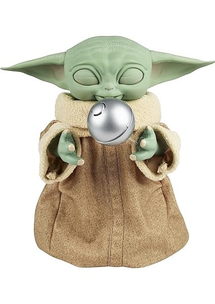 Wars Galactic Snackin' Grogu 23,5 cm Elektronik Figür, 40'tan Fazla Ses ve Hareket Kombinasyonu, Interaktif Aksesuarlar indirimleri
