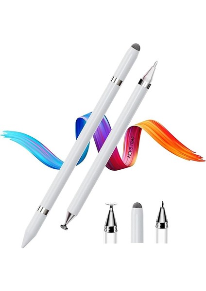 Huawei Uyumlu T3/T5/T8/T10/T10S/MATEPAD 11 Air Se Honorpad 3in1 Dokunmatik Tablet Kalemi