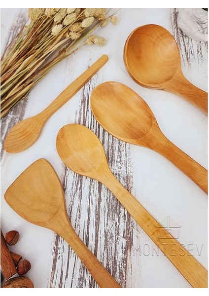 Ahşap Tahta Mutfak Kaşık Seti 5 Parça Kayın, Şimşir ve Bambu Ağacı MNT-026 fiyatları