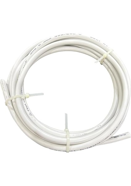 mm Cca Ttr Beyaz Renk Kauçuk Topraklı Seyyar Elektrik Kablosu (10 Metre)