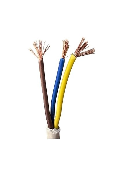 mm Cca Ttr Beyaz Renk Kauçuk Topraklı Seyyar Elektrik Kablosu (10 Metre) fiyatları
