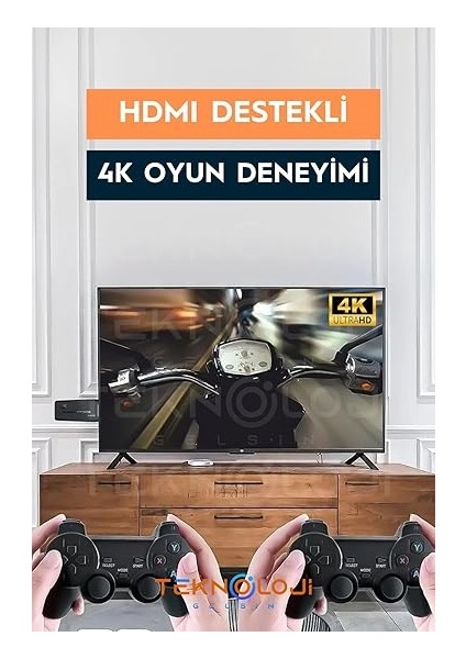 Atari 2.4g Uyumlu Kablosuz Çift Kol Atari Retro 20000 Oyun Game Stick fiyatları