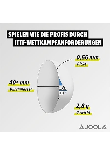 Masa Tenisi Topları, 3 Yıldız, Eğitim, Gelişmiş 40+ mm Çapında, Birinci Sınıf Masa Tenisi Topları modelleri