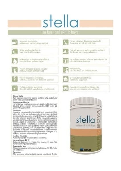 Stella Beyaz 0.50 Lt fırsatları