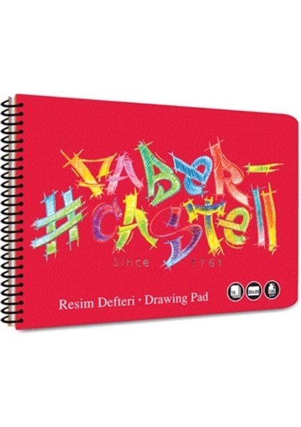 Resim Defteri, 25X35 Cm, 15 Yaprak, Karton Kapak, Spiral Cilt, 120G Kağıt, Kolay Koparılabilir Sayfalar, Boyama Teknikleri Sayfası Içerir