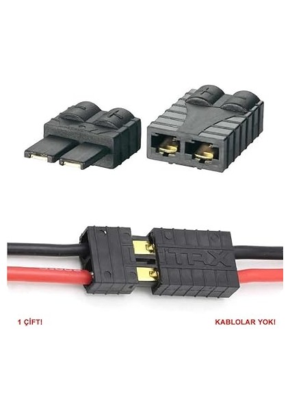 Erkek Dişi Soket Çifti Traxxas Altın Kaplama 30A Lityum Lipo Pil Batarya Akü Bağlantı Konnektörü Rc Esc Motor Drone Model Uçak Bot Quadcopter fırsatları