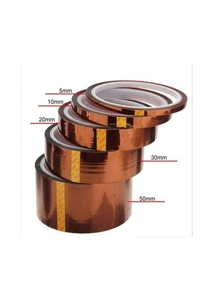 Evi Kapton 20MMX33M Yüksek Isıya Dayanıklı Yanmaz Bant Capton (20MM) indirimleri