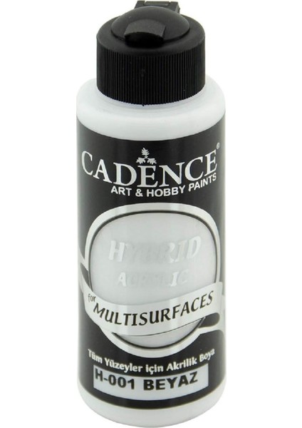 Hybrid Multisurface Akrilik Boya 120 ML.H-001 Beyaz