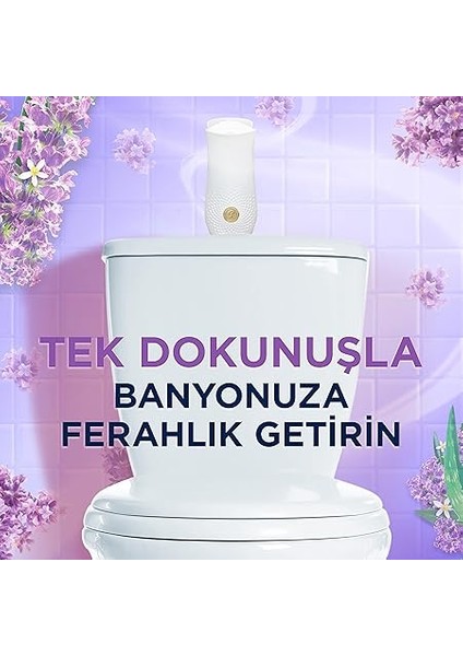 Banyo Hava Tazeleyici Cihaz ve Yedek Lavanta Ferahlığı 10 ml modelleri